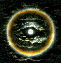 Halo around the Moon