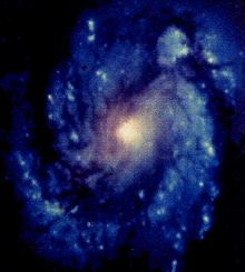 Спиральная галактика M 100