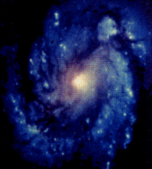 The spiral galaxy M
100