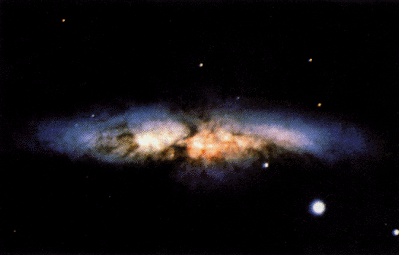The nebula NGC 3034