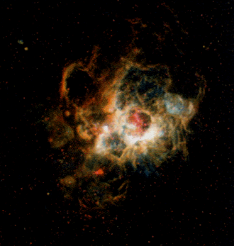 The gas nabula NGC
604