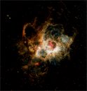 Газовая туманность NGC 604 в галактике М 33