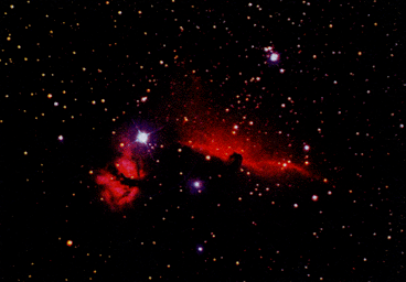 The nebula in Orion constellation