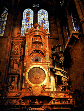 The clock of the Strusburg Cathedral